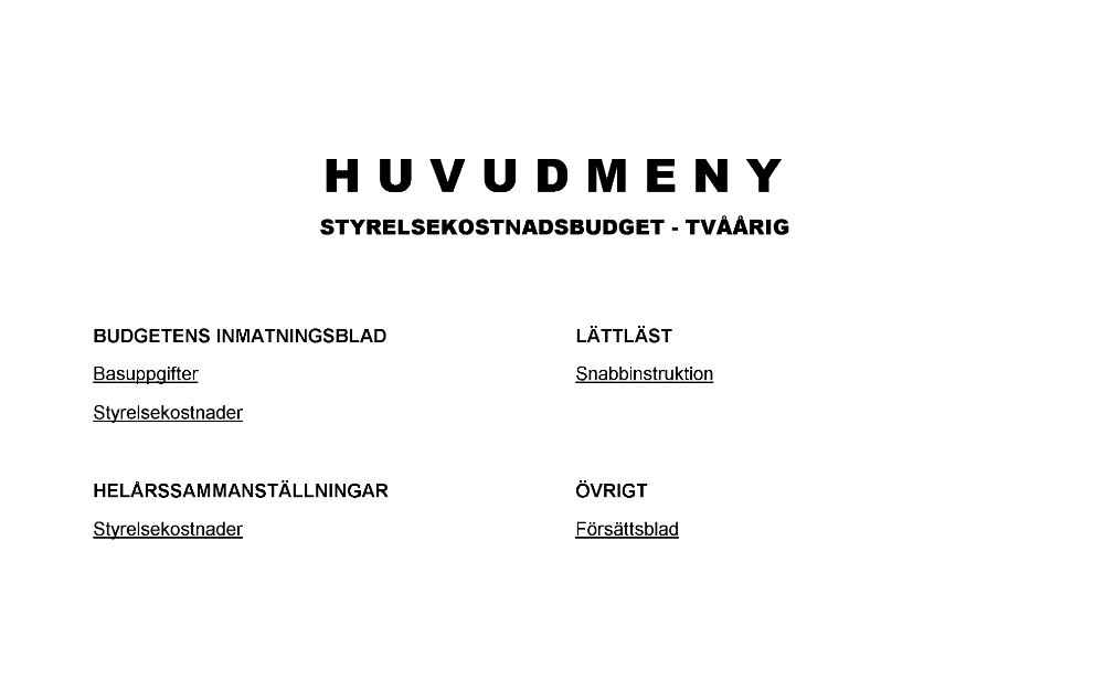 Styrelsekostnadsbudget tvåårig 2023
