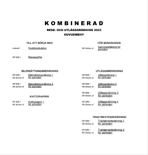 Kombinerad rese- och utläggsräkning 2023