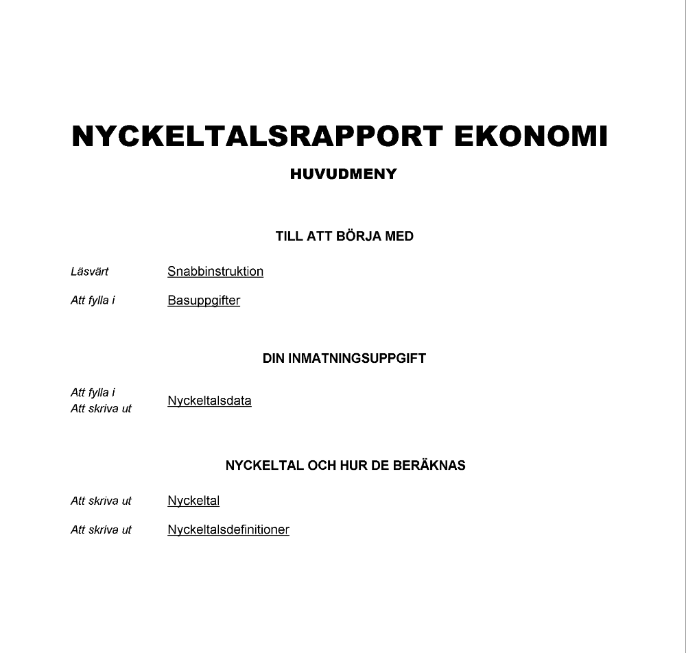 Nyckeltalsrapport Ekonomi 2023