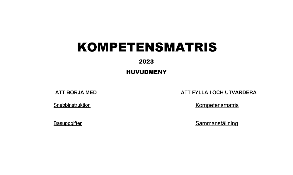 Kompetensmatris 2023