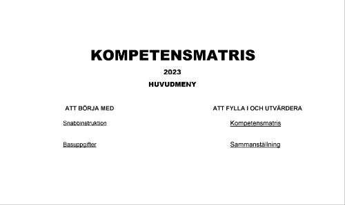 Kompetensmatris 2023