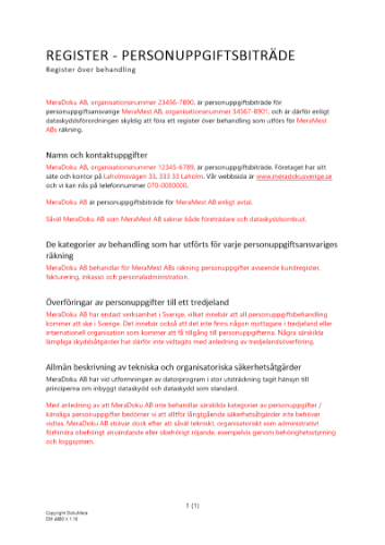 Register personuppgiftsbiträde 2023